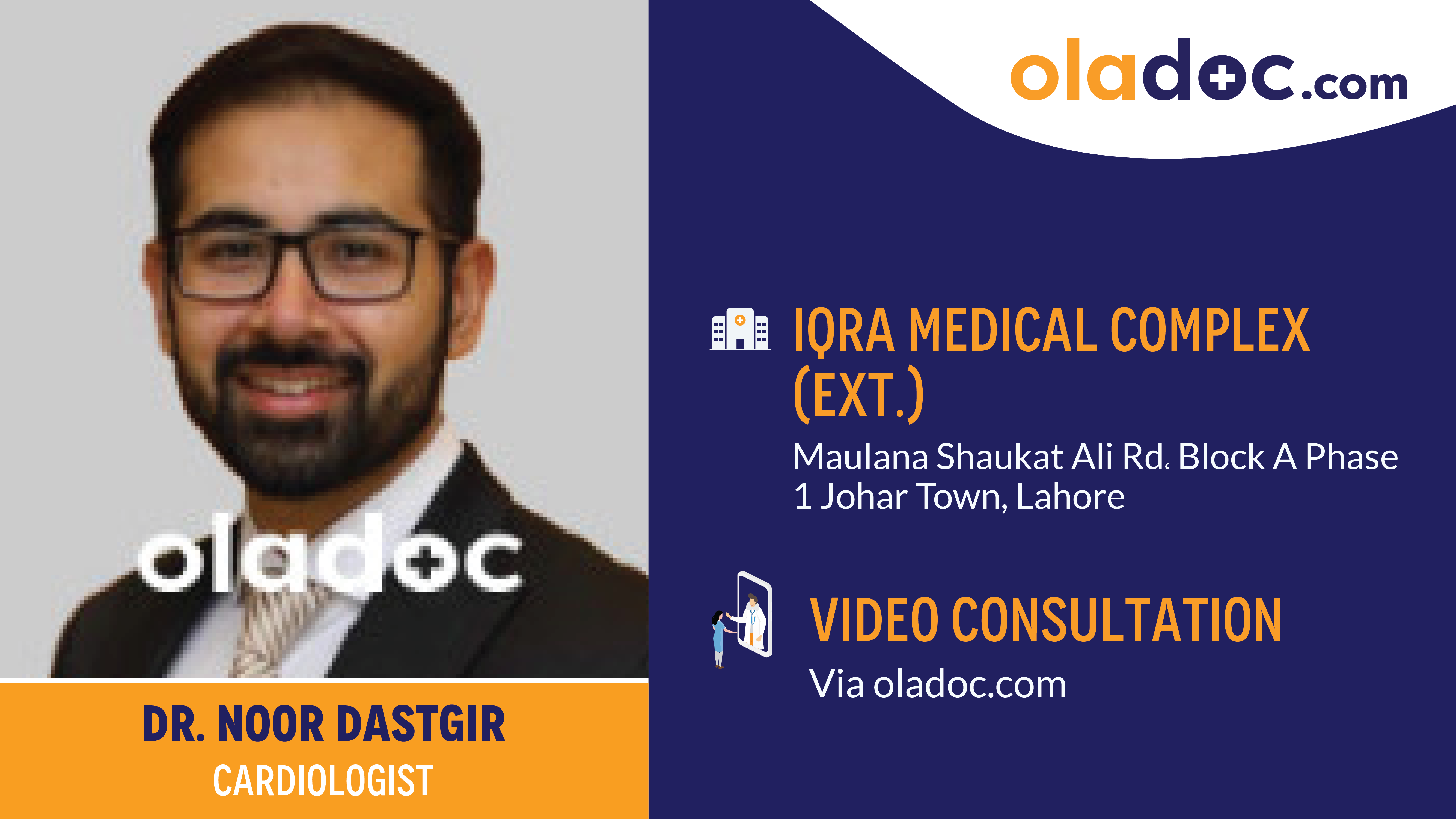 Practice locations of Dr.Noor Dastgir